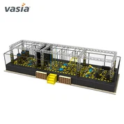 Stor kommersiell motion inomhus Ninja Course