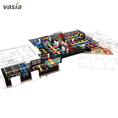 Ninja Warrior Adult Hinderbana Trampolin Park