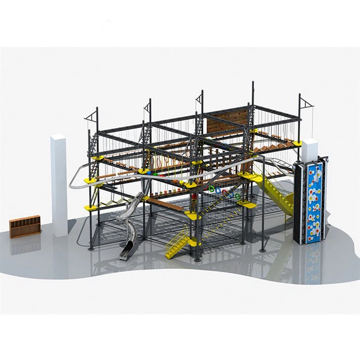 Galaxy Space Theme Indoor Playground With Rope Course