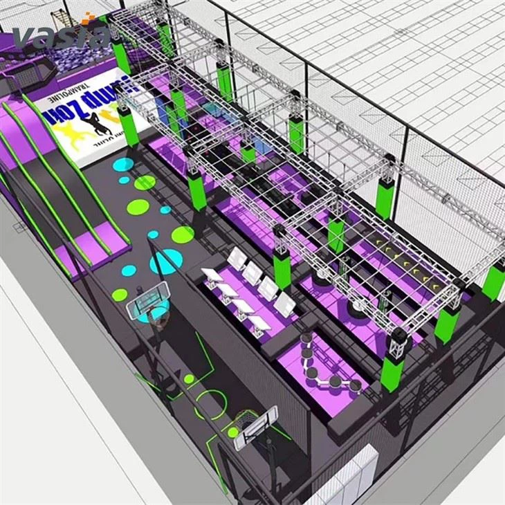 Good Quality Amusement Ninja School Facility